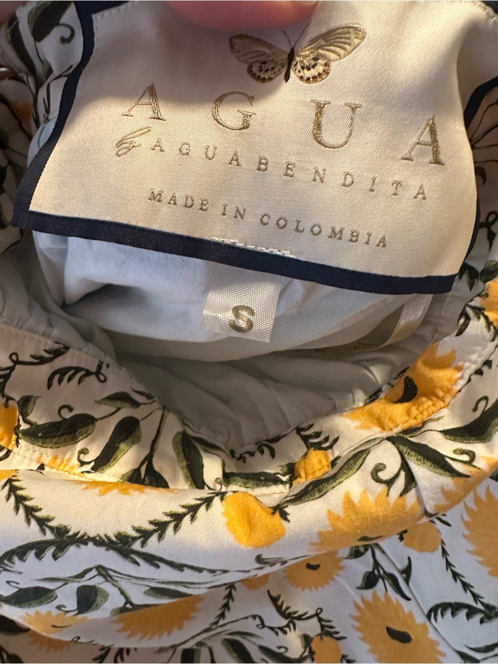 Agua by Agua Bendita Naranja Dress in Banana Floral - Picture 7 of 10